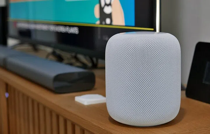 The Apple HomePod.