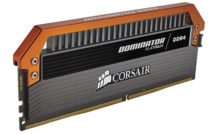 Corsair Dominator Platinum 16GB DDR4 3400MHz memory kit (4 x 4GB) (Image source: Corsair)