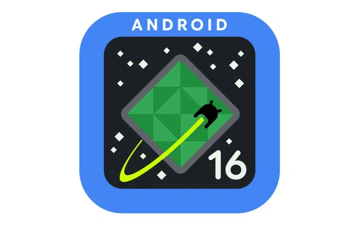 Android 16 logo. Image: Android Developers Blog.