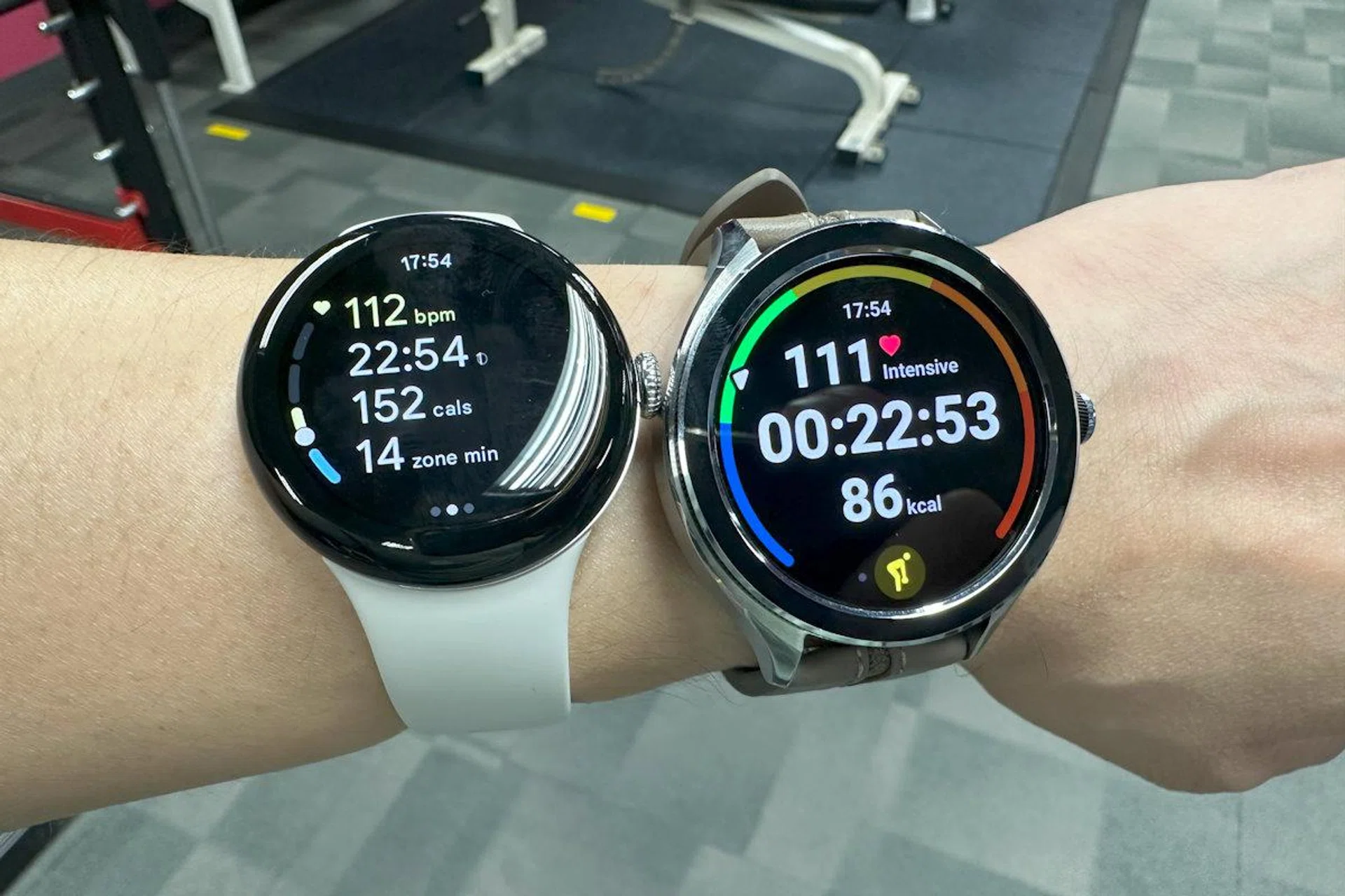 About two minutes later, the Watch 2 Pro has sort of caught up, but because the polling rate doesn't seem to be in real time, it severely under-reports calories burned in workouts other than running.