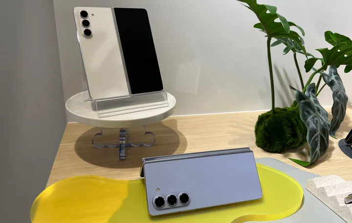 The newly launched Samsung Galaxy Z Fold5, which comes with Samsung Knox security platform built in.