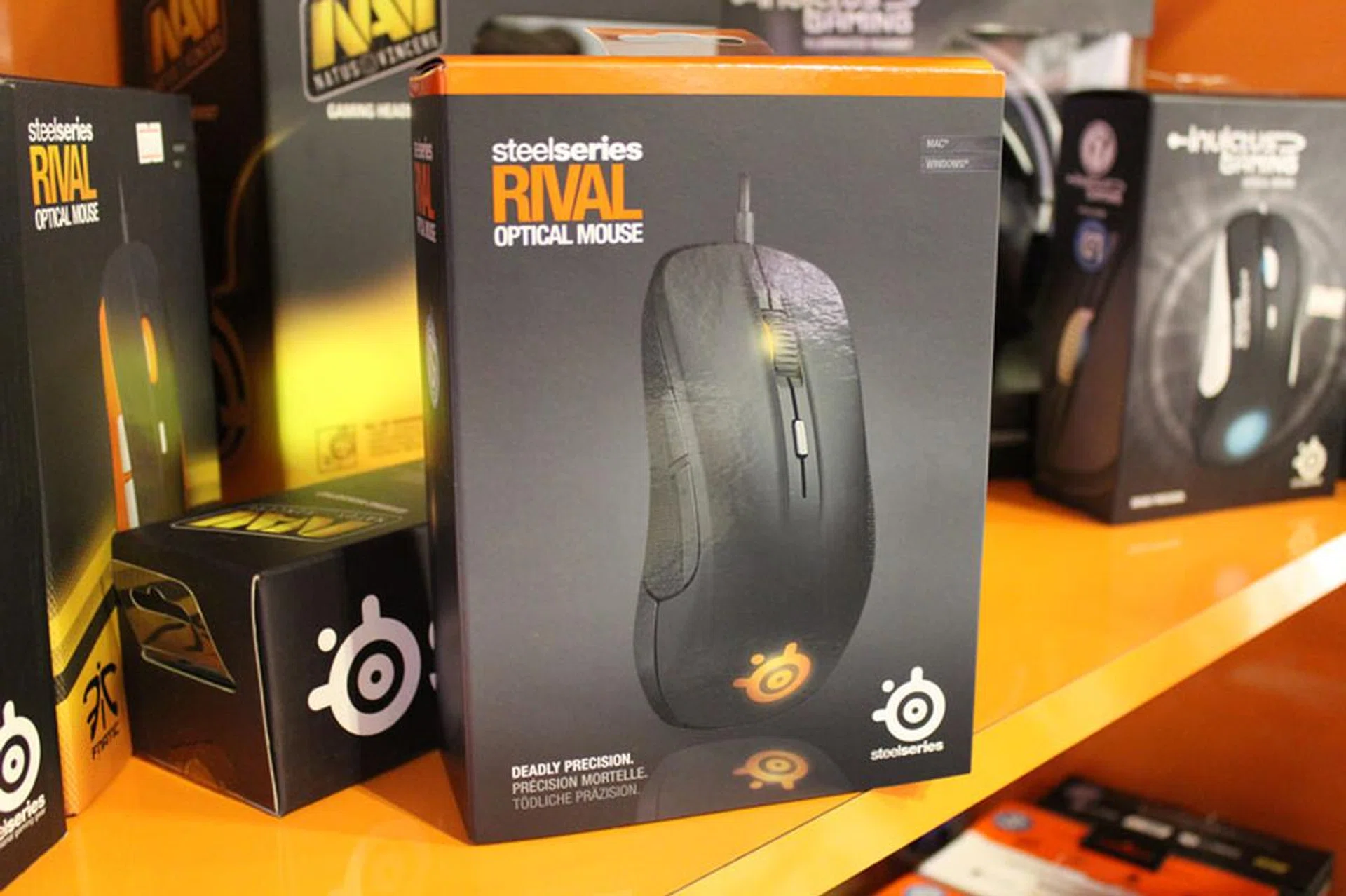 Looking for an above average mouse that doesn't cost an arm and a leg? Look no further than the Rival. It's a 6 button mouse, with a 50 to 6500 CPI and is SteelEngine 3 compatible. It's going for $79 ($99).