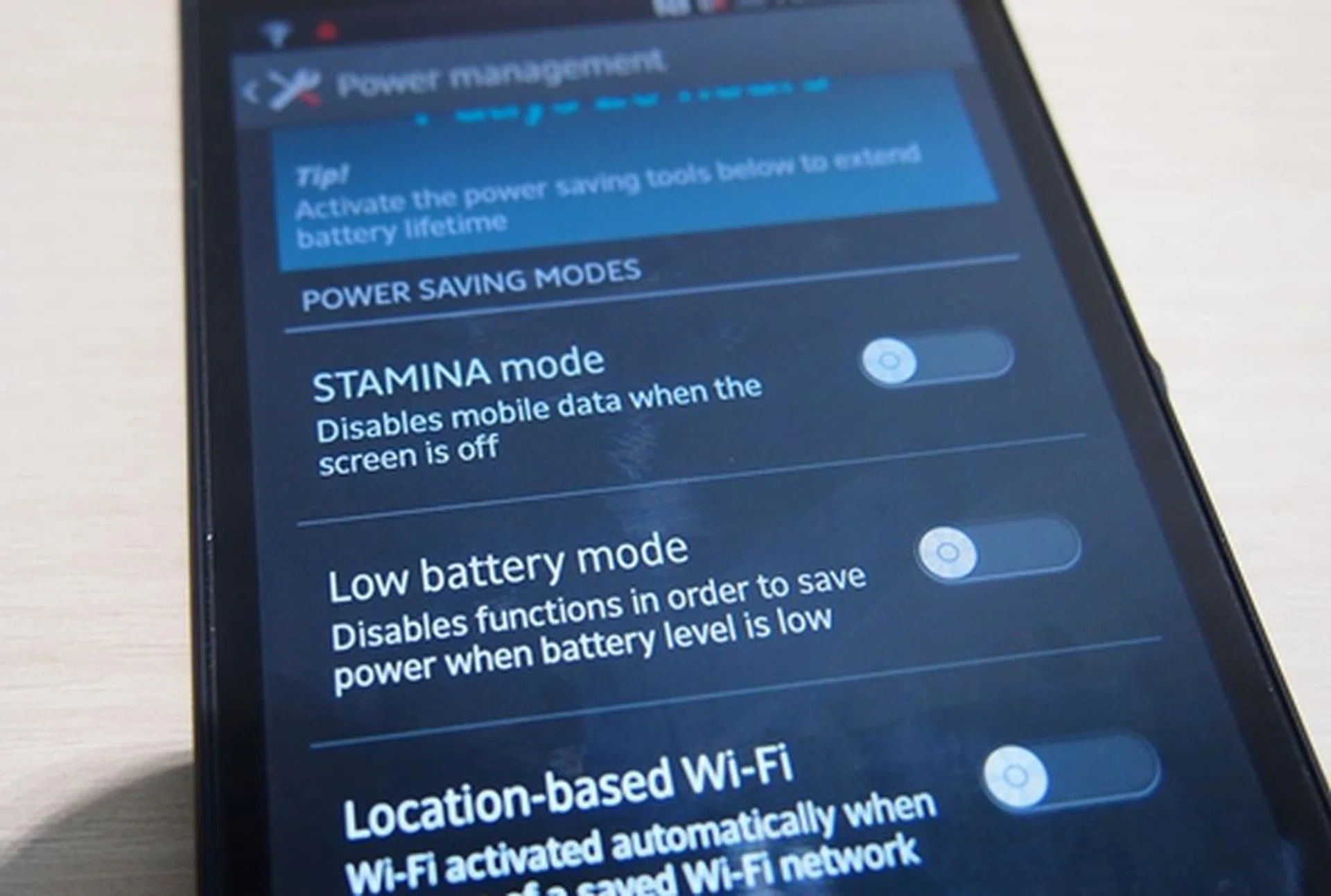 The Sony Xperia Z will be updated to Android 4.2 Jelly Bean shortly after its launch in Q1 2013.
