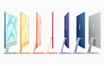 Apple's colourful 24-inch iMac. (Image source: Apple)