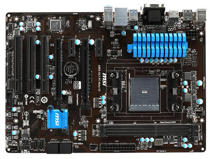 The MSI A88X-G41 PC MATE V2 is one of the more gaming-oriented boards in MSI's new motherboard lineup. (Image Source: MSI)