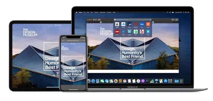 Safari is the native browser for Apple devices.