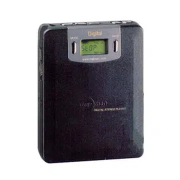 While small in capacity, the very first digital audio player, the MPMan, managed to run up to 9 hours on its rechargable NiMH battery pack.