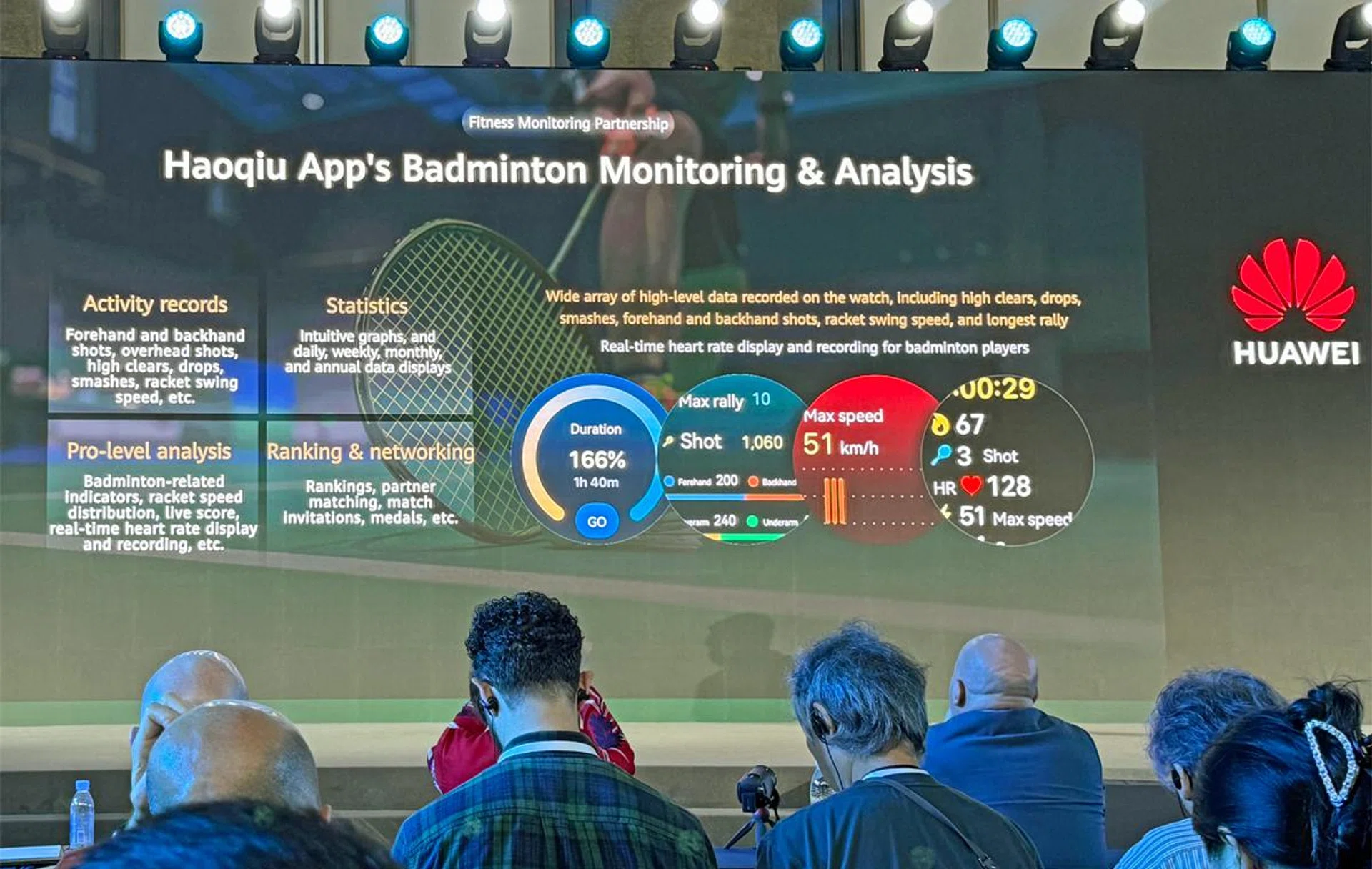Partnership with badminton brand for health data to develop TruSense further in the realm of badminton tracking. Image: HWZ.