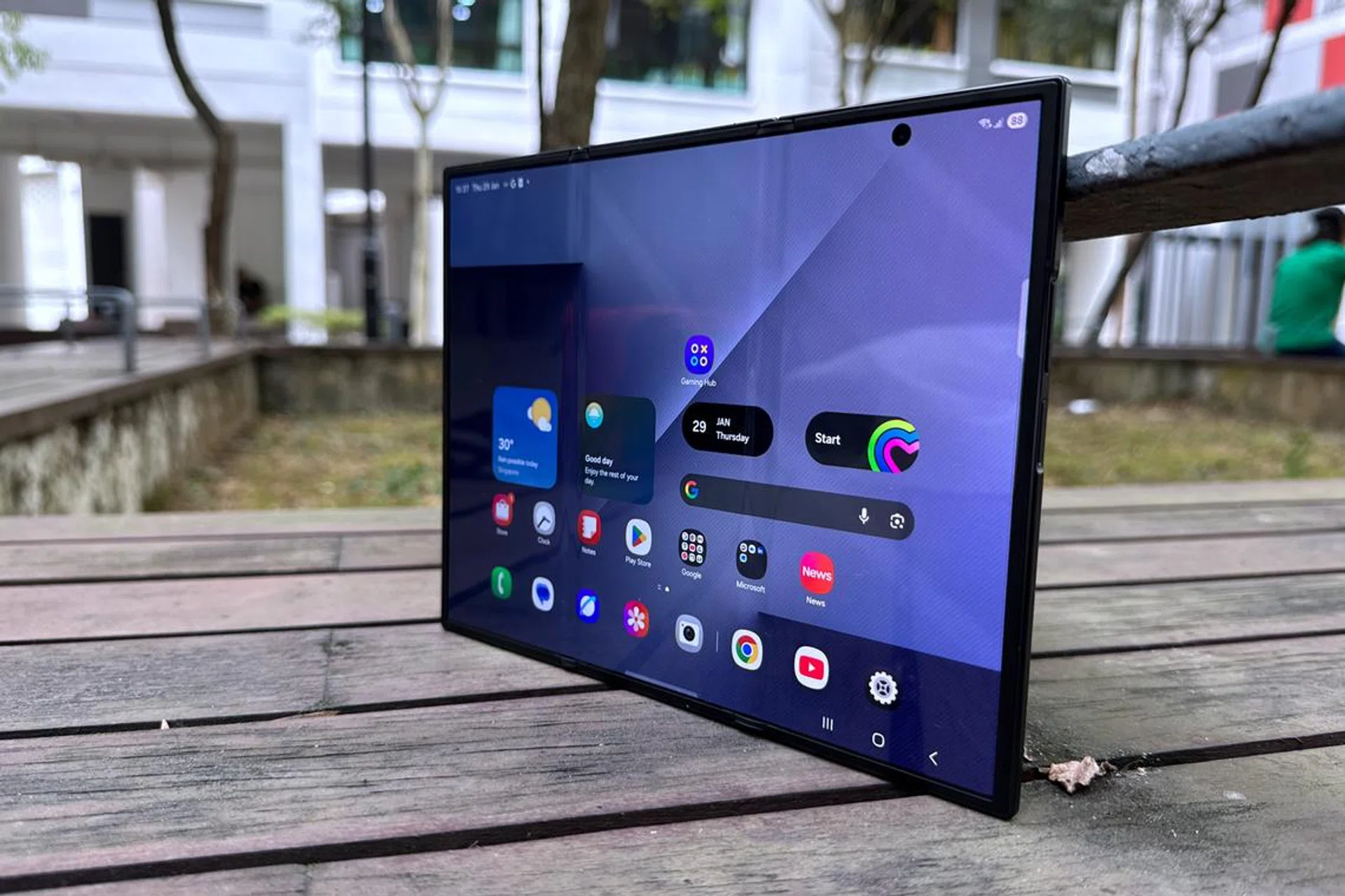 The Samsung Galaxy Z TriFold.