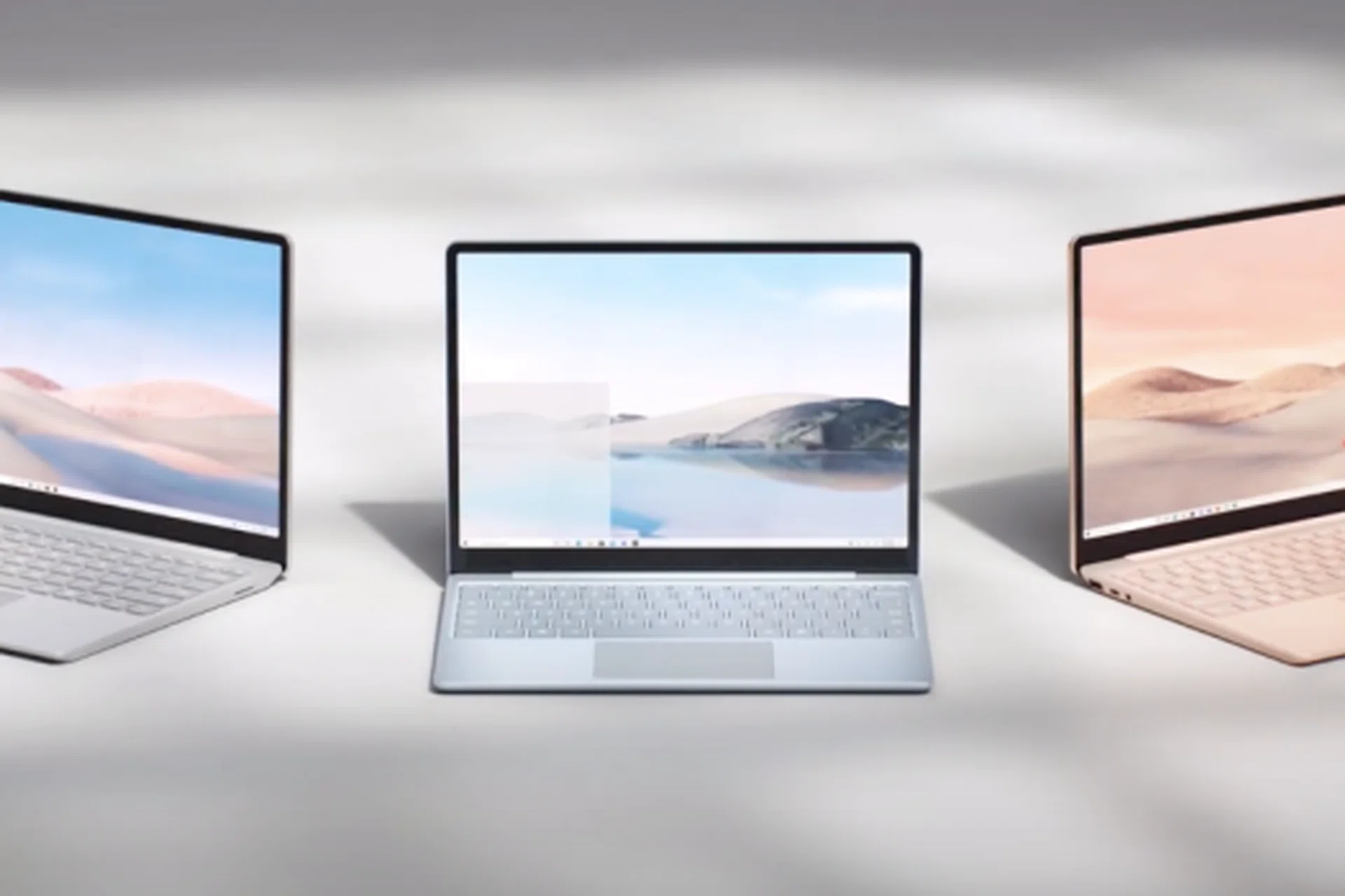 The Microsoft Surface Laptop Go.