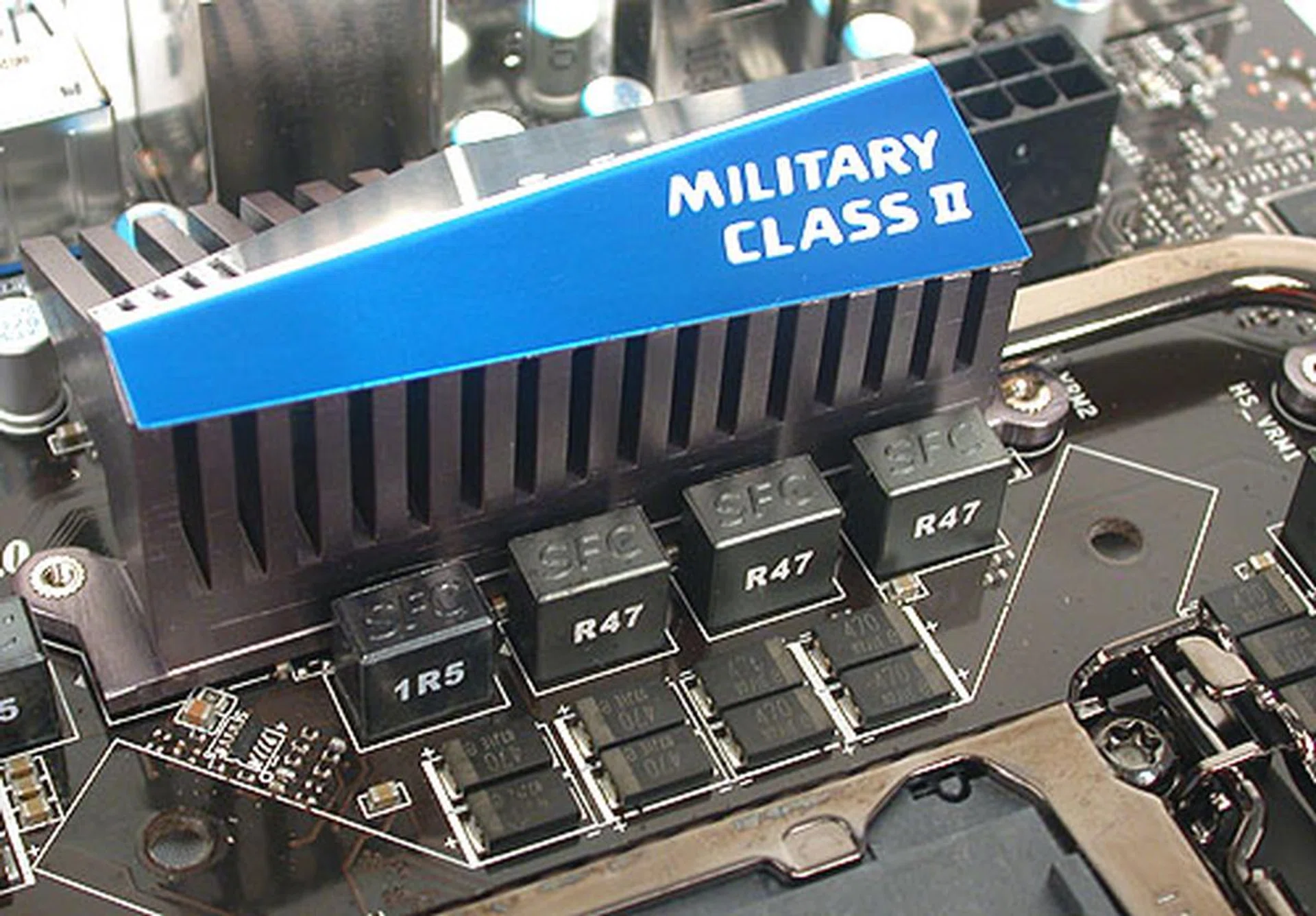 With these even more 'hardened' MOSFET and capacitor components, MSI is claiming a new Military Class II marketing term.