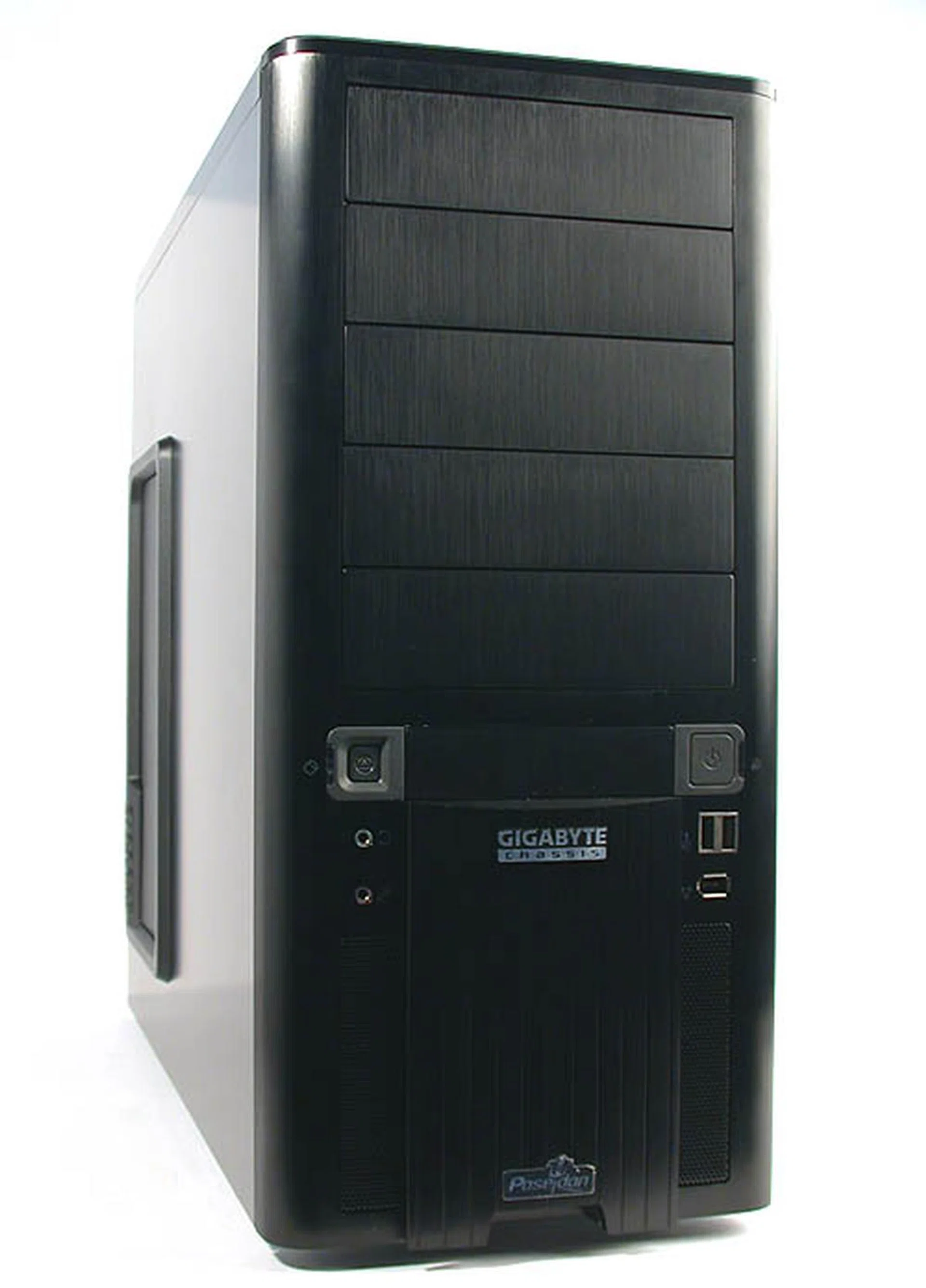 It may be as black as Gigabyte's 3D Aurora but the Poseidon is of a different breed.