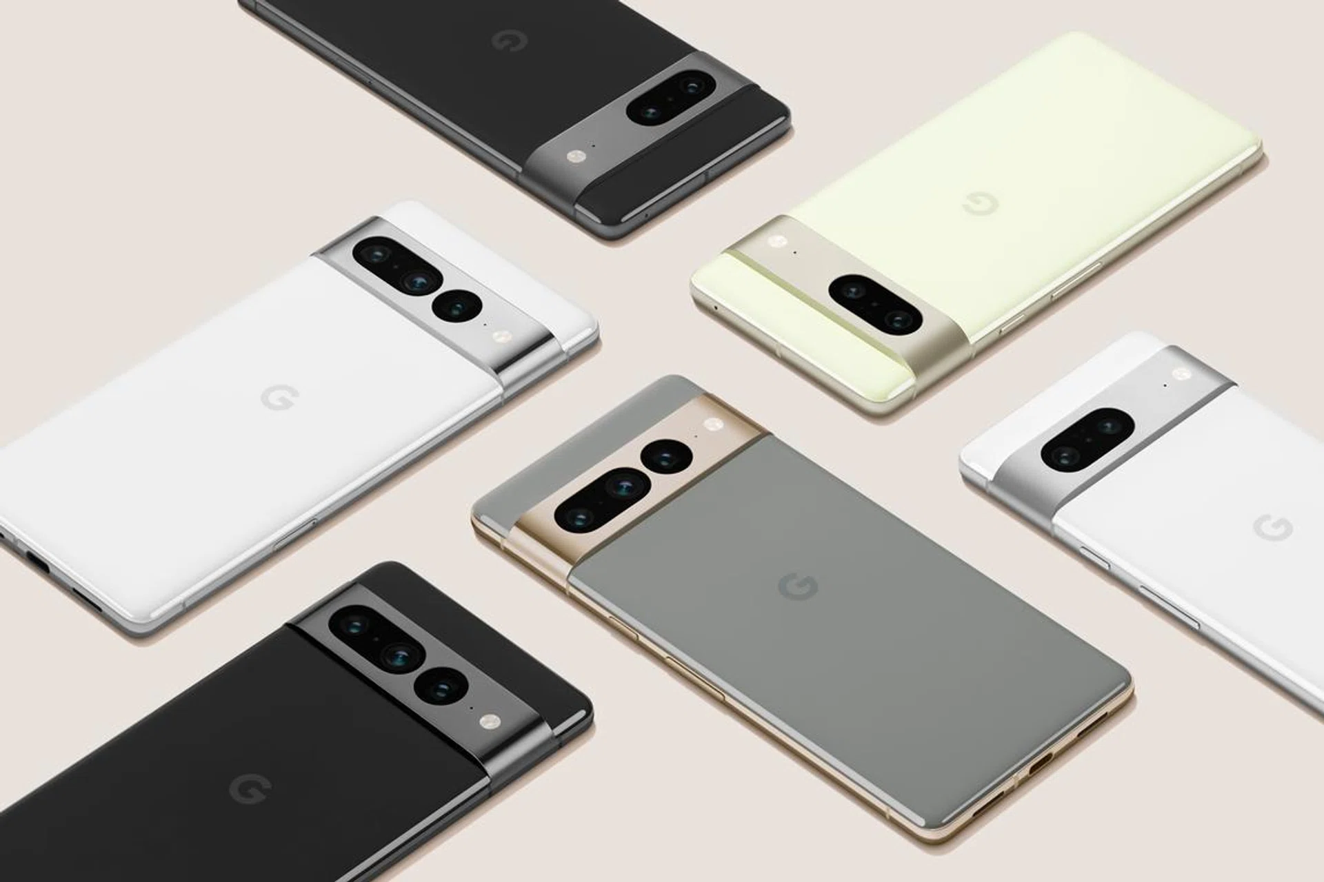 Google Pixel 7 and 7 Pro.