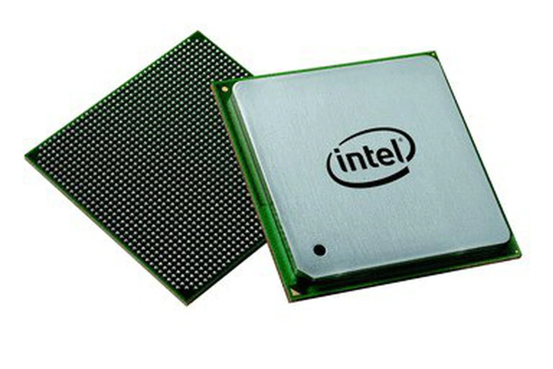 The Intel 5000 series MCH chip package. Its core contains more transistors than an old Pentium 4 processor - mind boggling indeed!