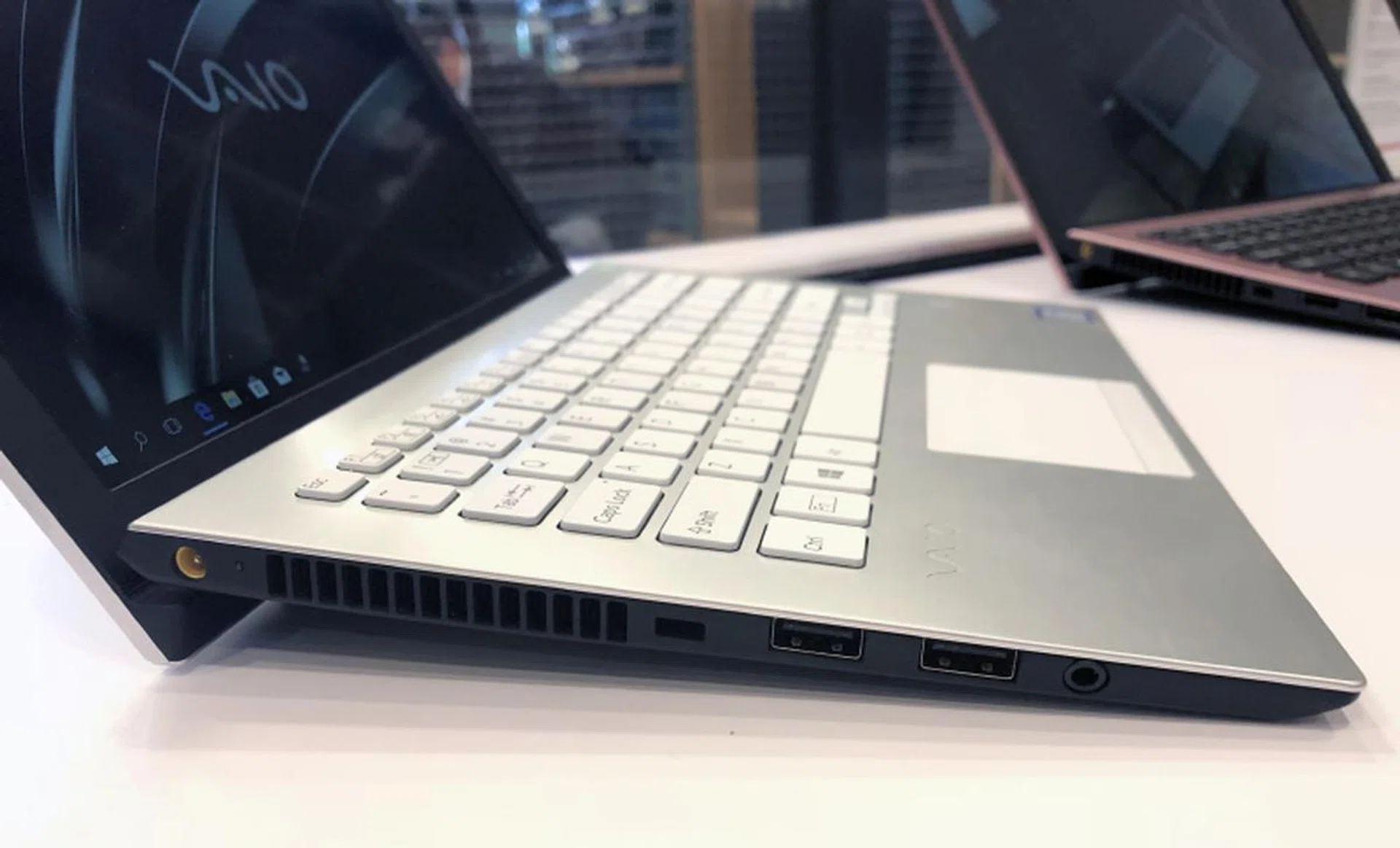 The more compact Vaio S11 also sports full-size USB 3.0 Type-A ports.
