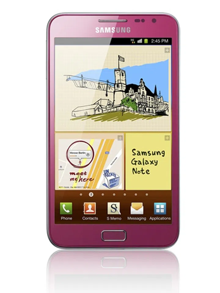 Samsung Galaxy Note Available from 14th April in Pink | HardwareZone ...