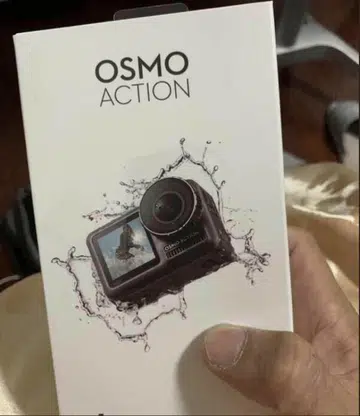 Purported retail packaging of the DJI Osmo Action. <br>Image source: dronereviewsandnews