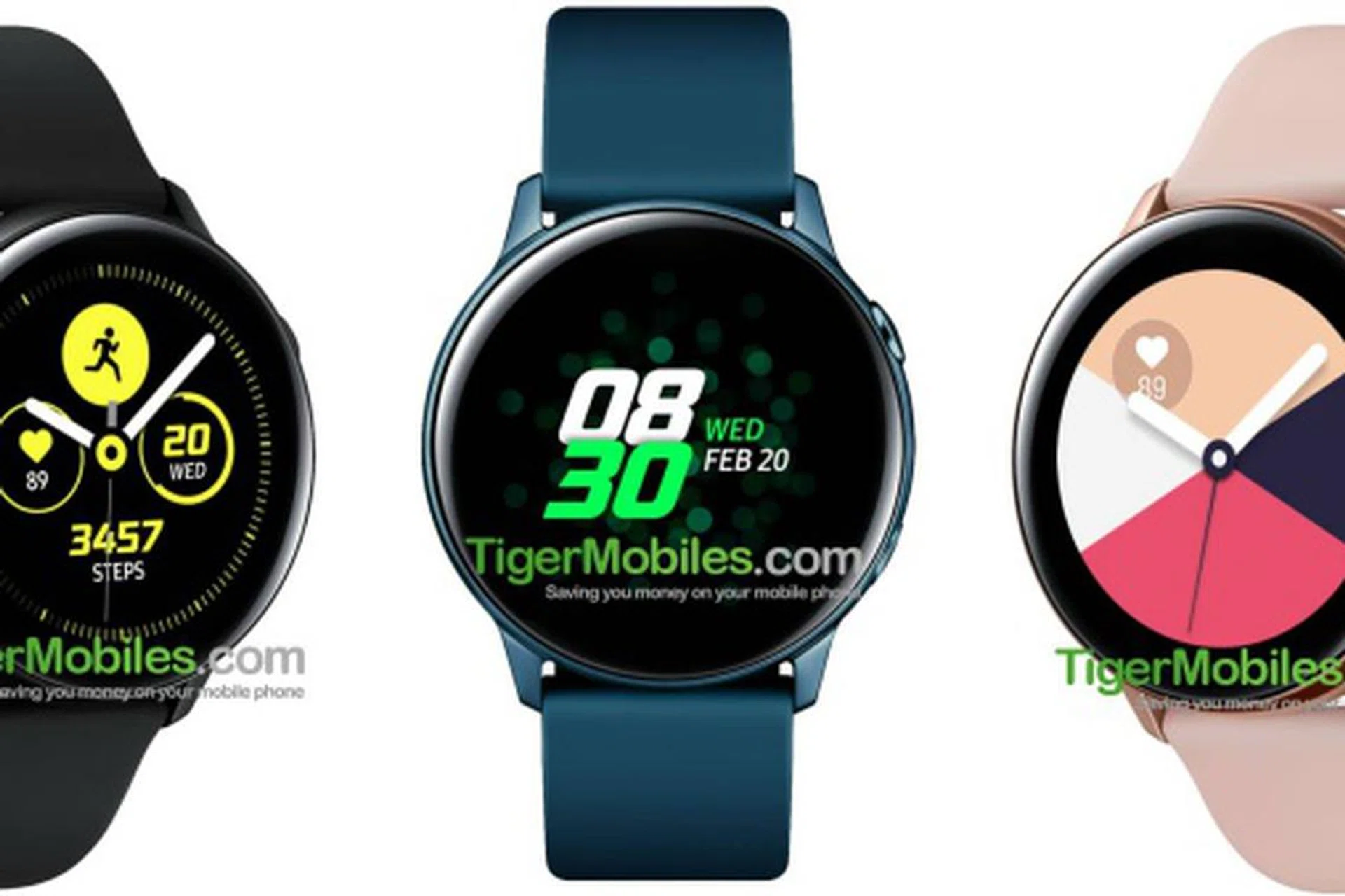 Purported renders of the upcoming Samsung Galaxy Sport Watch. <br>Image source: TigerMobiles