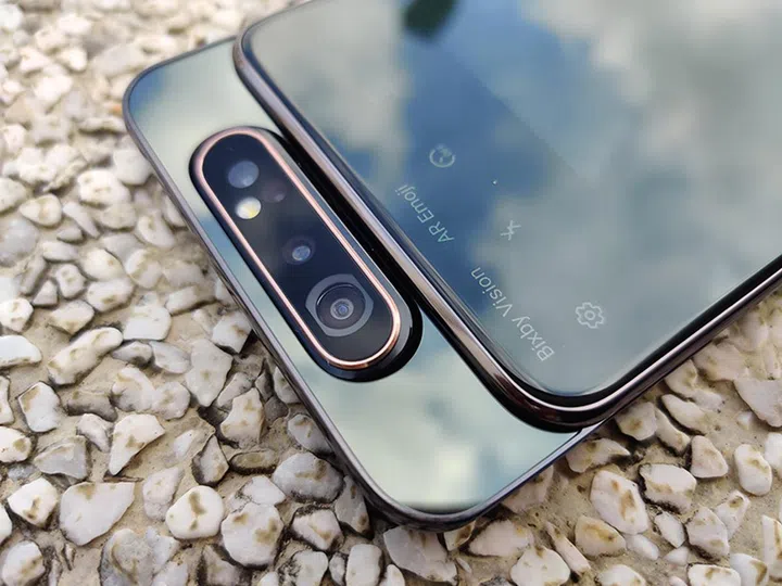 The Samsung Galaxy A80 has a motorised rotating camera.