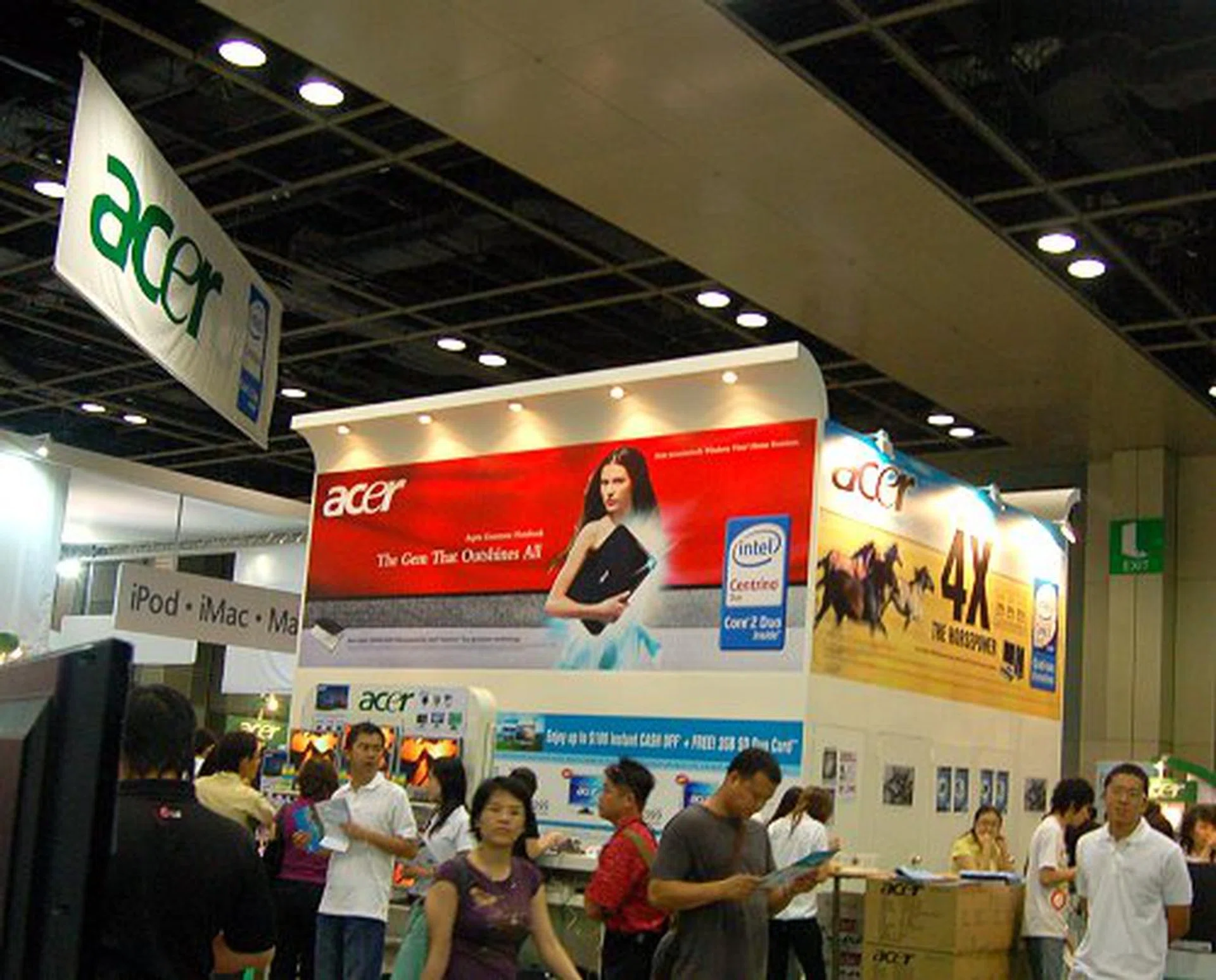  Acer has many notebooks and LCDs on sale that should be popular with students and the likes.  