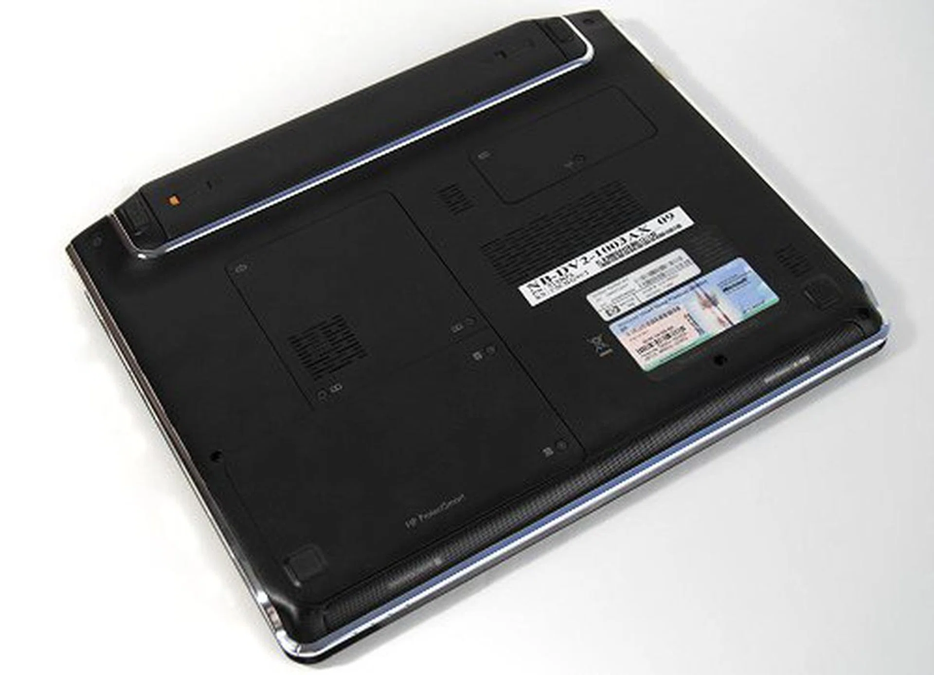 The back of the unit has easily removable compartments for upgrading.