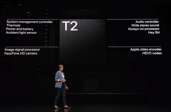Here's what else the Apple T2 security processor governs in the operations fo the notebook.