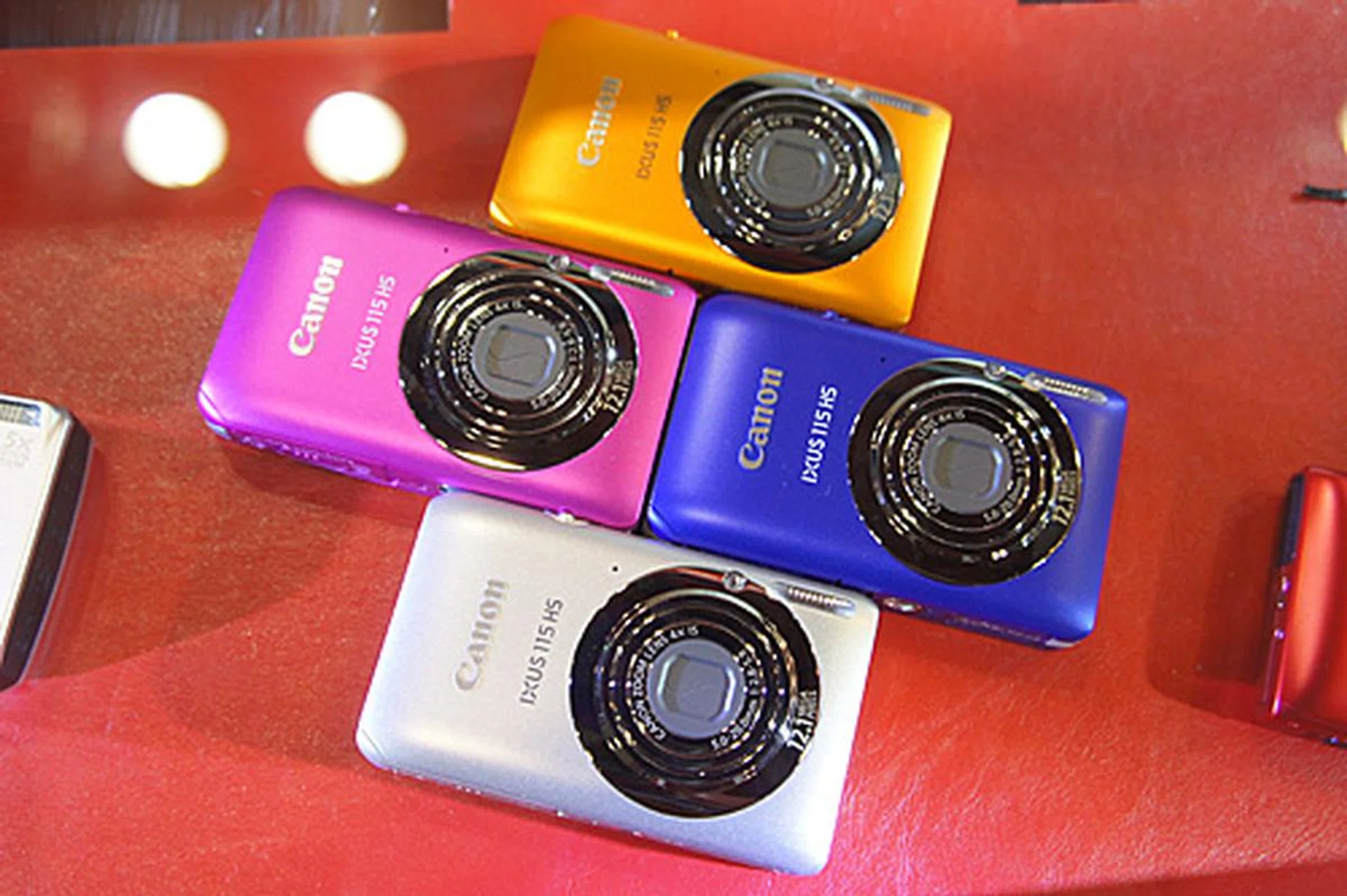 The 12.1-megapixel, Full HD movie recording-capable IXUS 115 HS has a 28mm lens with 4x optical zoom, 3.0-inch LCD, and features Canon’s HS system. It's going for $299 and comes with two 8GB SD cards, case, and flash drive. PwP promotion lets you buy the Selphy CP800 compact photo printer for $139.