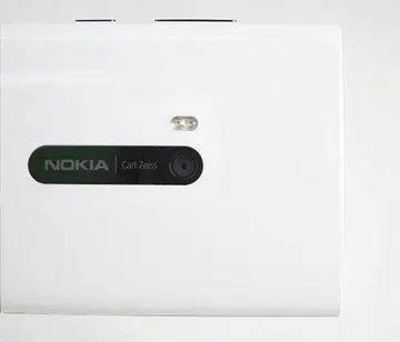 In a nutshell: 8.7-megapixel camera at the back with f/2.0 lens and 1.2-megapixel camera on the front with f/2.4 lens.