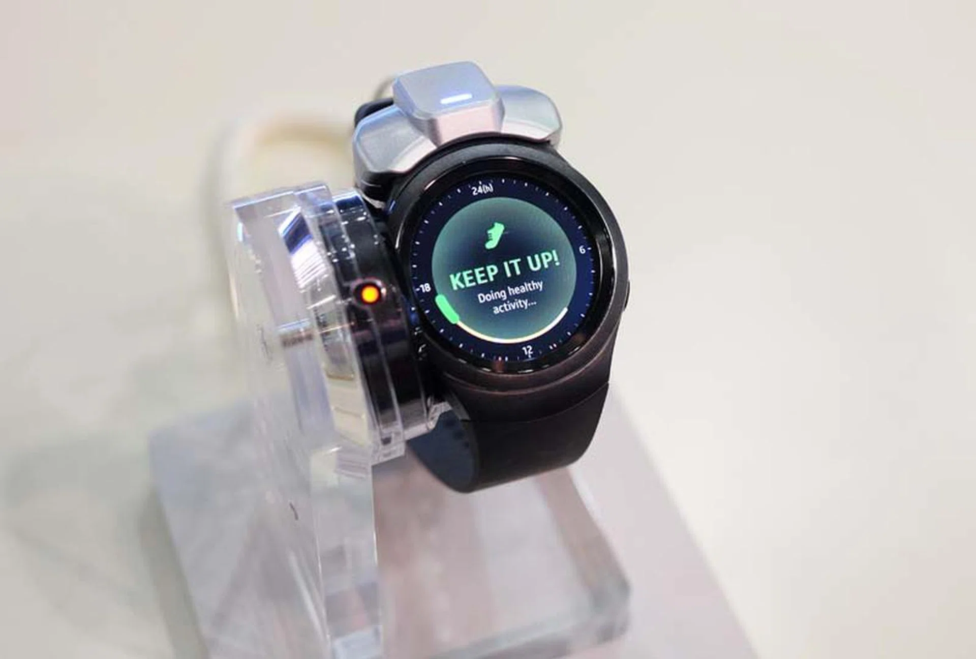 The Samsung Gear S2 was our Tech Awards smartwatch of the year thanks to its innovative round design and stylish good looks. Grab one at PC Show for $398 (usual price: $448) or get the Gear S2 Classic for $498 and get a free wireless charging dock worth $68.
