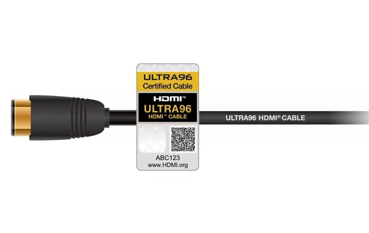 Ultra96 HDMI cable. Photo: HDMI Forum.