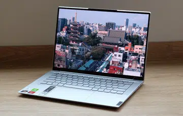 Lenovo's new Yoga Slim 7 Carbon is the first notebook we tested to feature AMD's Ryzen 5000 series processor.