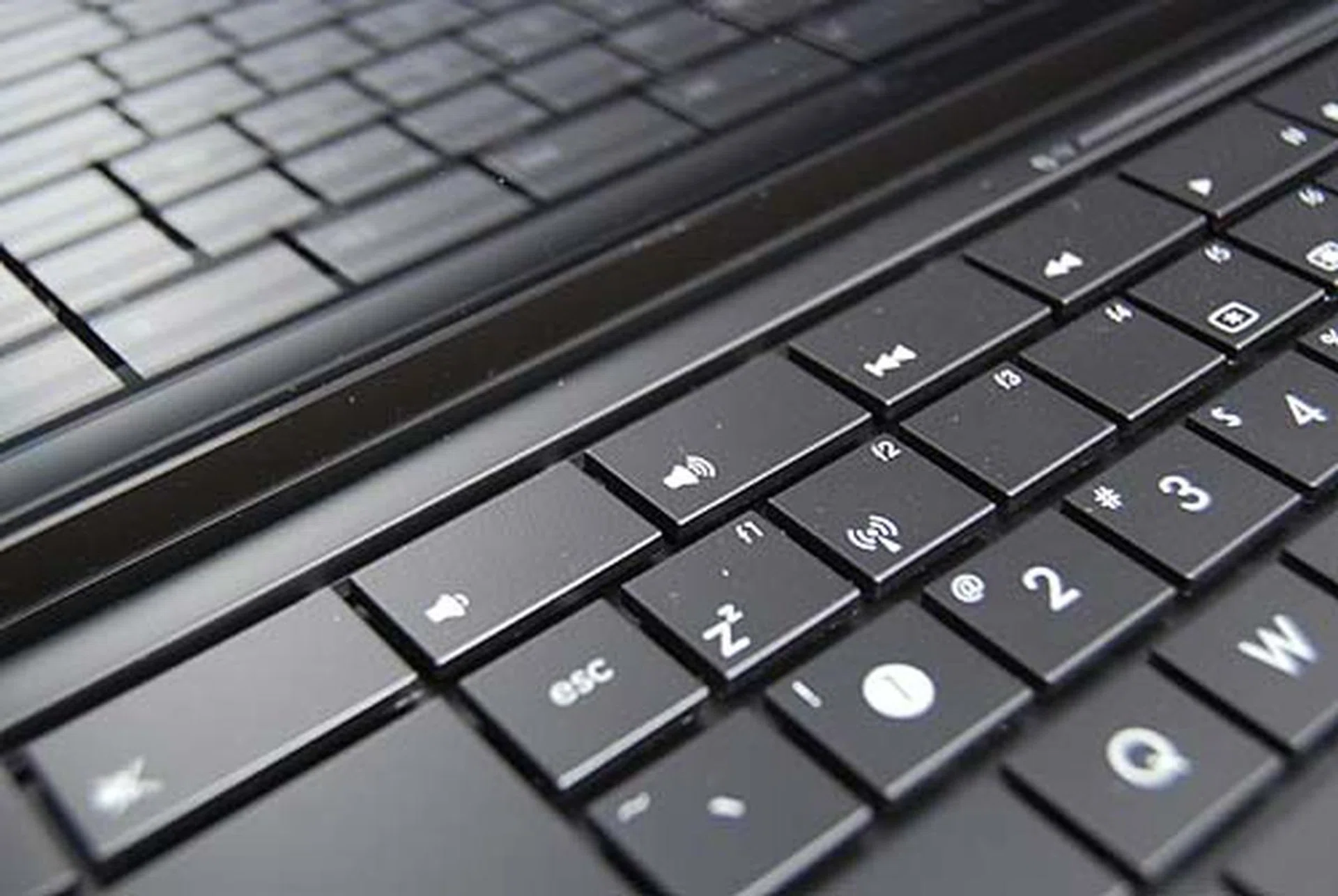 There's also a row of dedicated buttons for controlling the multimedia functions of the notebook.