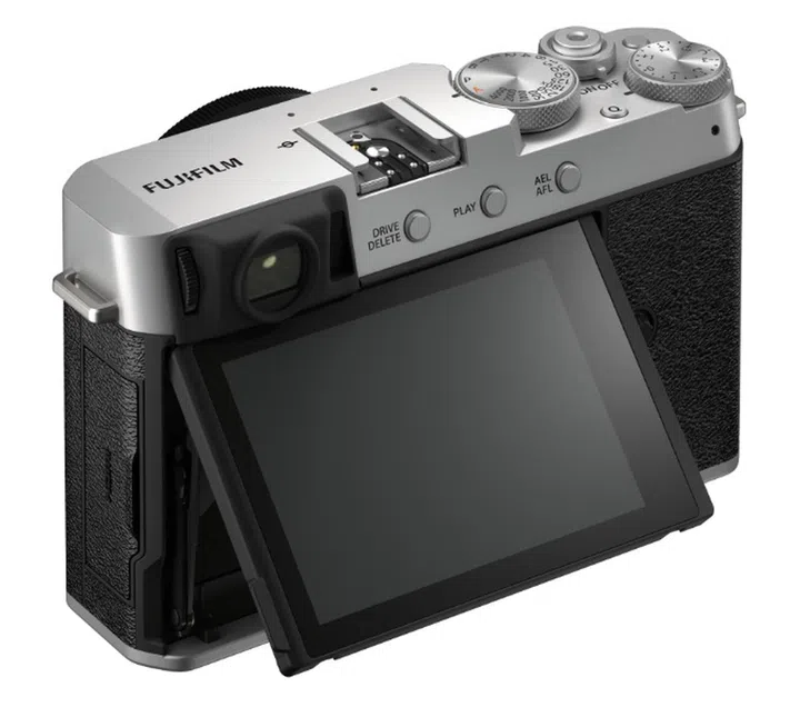 The LCD tilts. (Image source: Fujifilm)