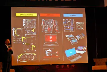 Mr. Charles Chiang, Corporate Executive Vice President of MSI, announced the three-pronged approach of its product launches, for reaching out to more consumers.