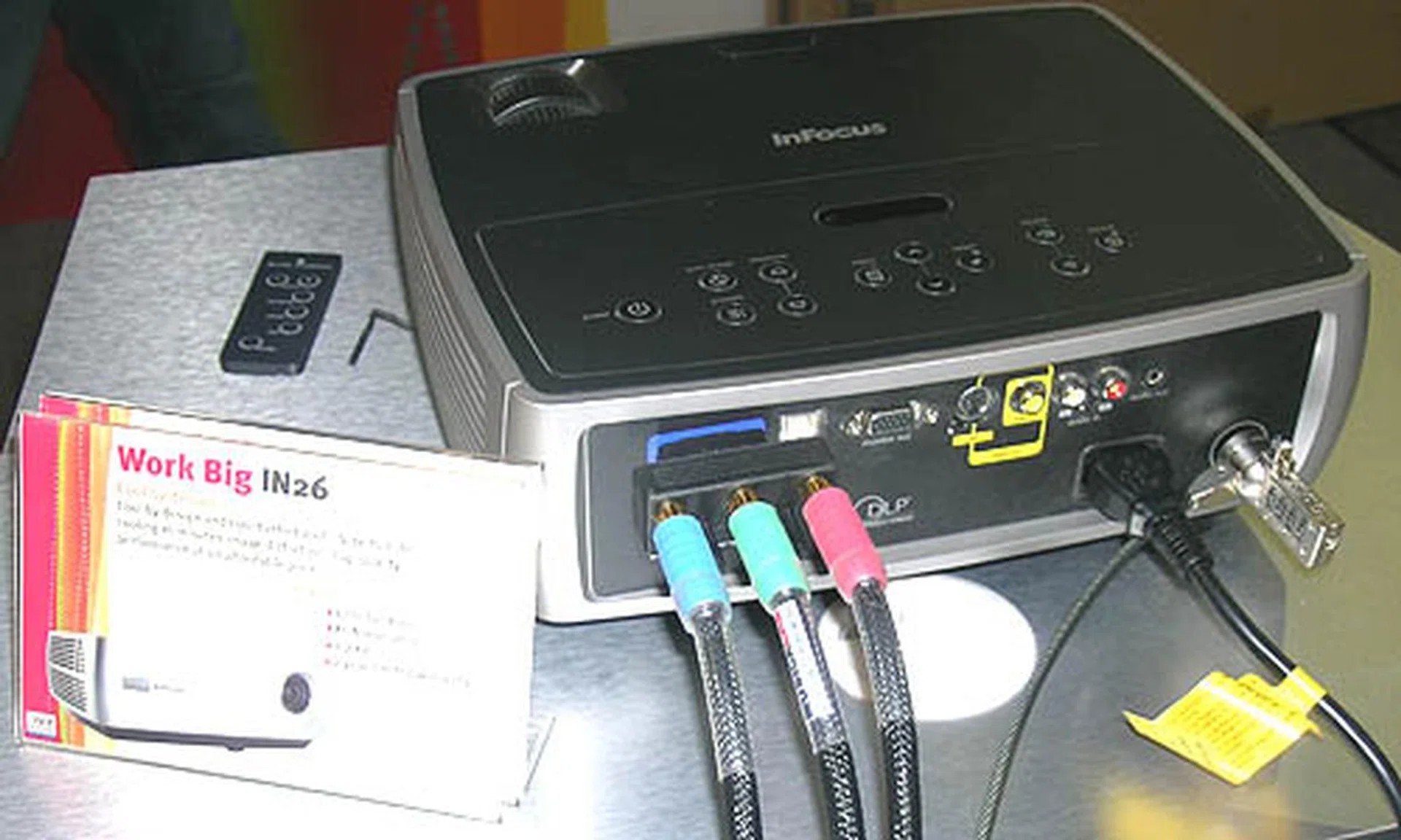 The more mainstream option, the InFocus IN26 has a decent contrast ration of 2000:1 and an affordable price tag of $1749. 