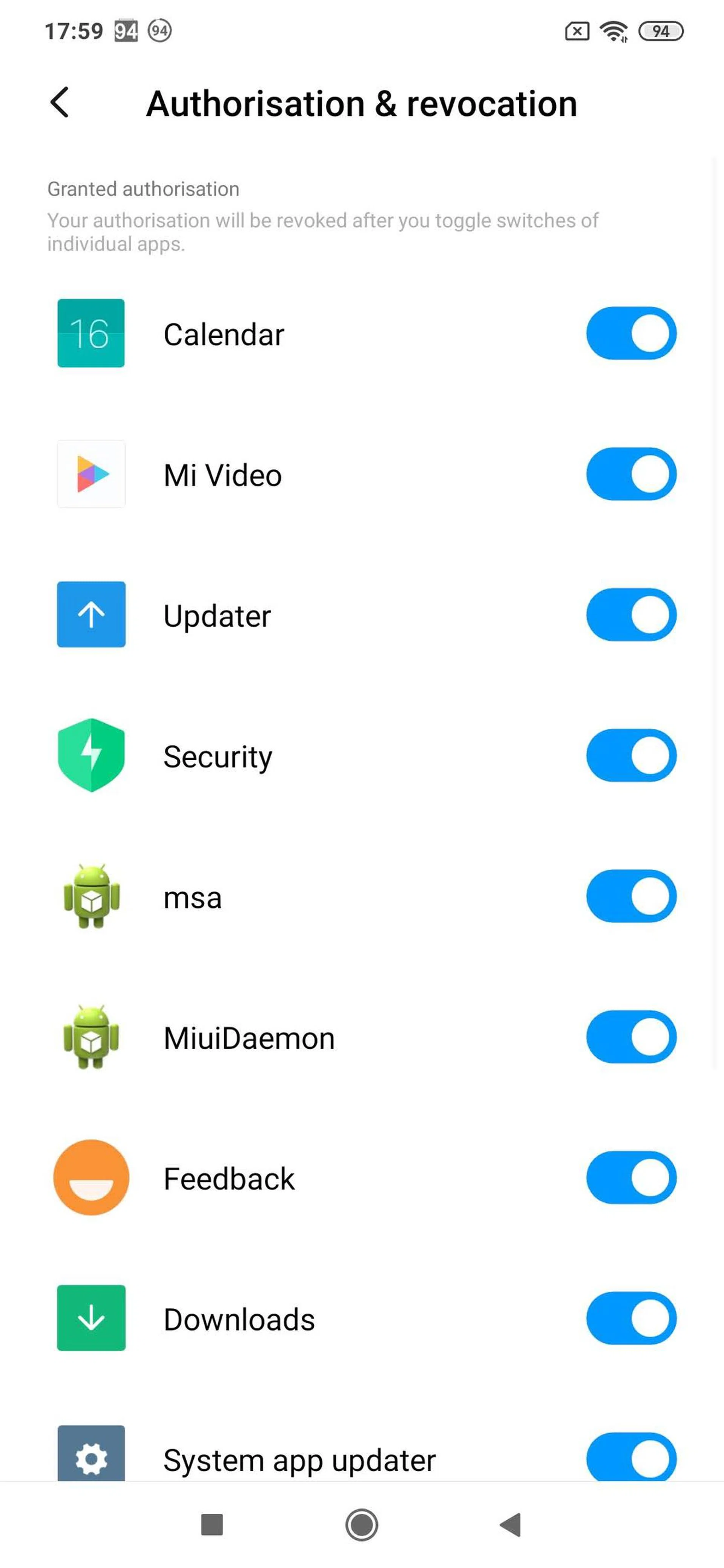 There's an option to turn off all ad tracking and data collection, which Xiaomi has termed "Revoke authorisation". You can find it by searching for the word “revocation” in the Settings menu.