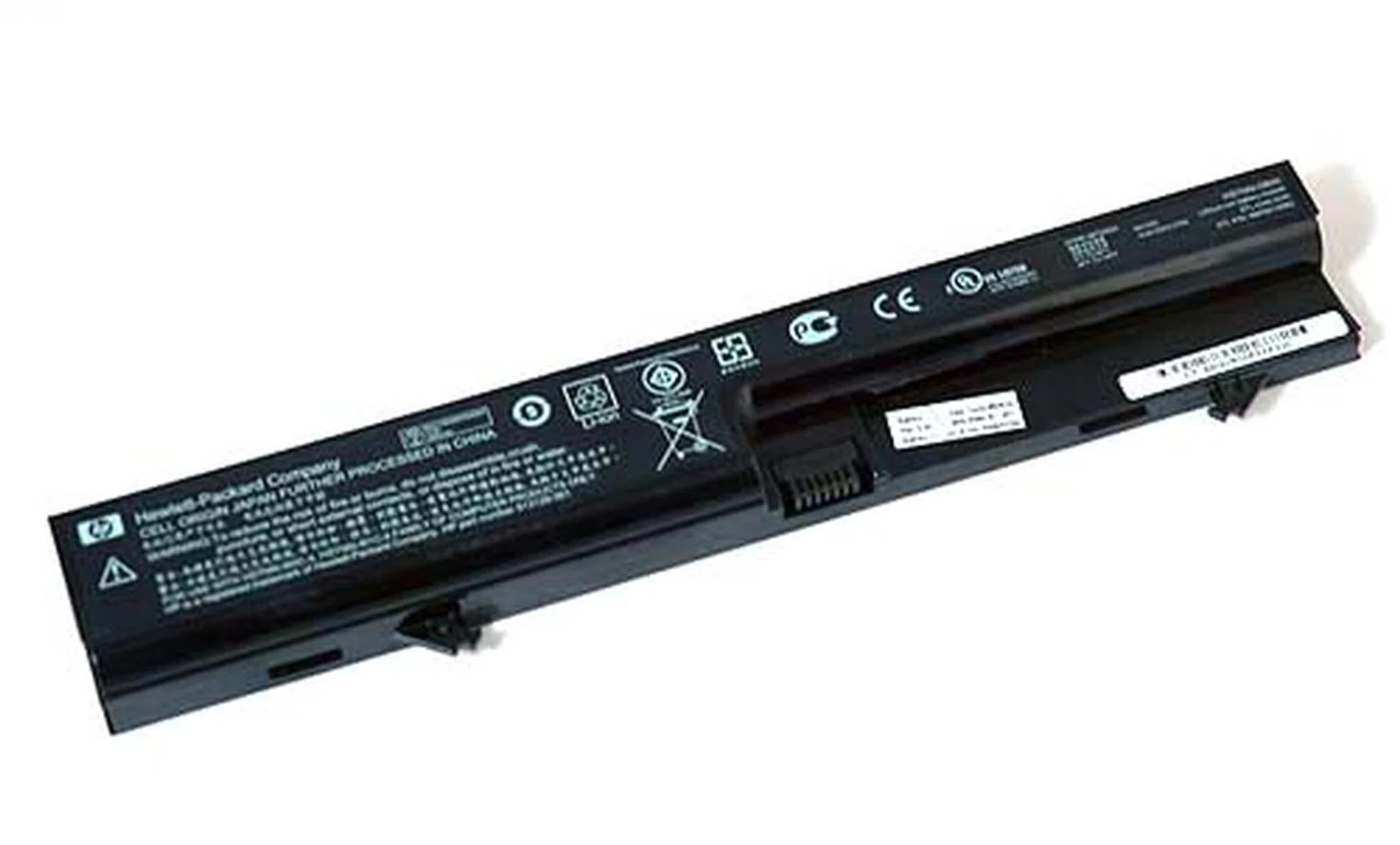 The HP ProBook 4411s packs a 6-cell Li-Ion battery that's rated at 10.8V and 47WH.