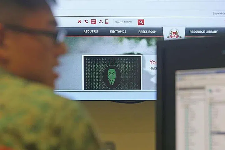 The personal details of 850 national servicemen and staff at the Ministry of Defence (Mindef) were stolen in what Mindef has described as a"targeted and carefully planned" cyber attack. (Image source: The Straits Times)