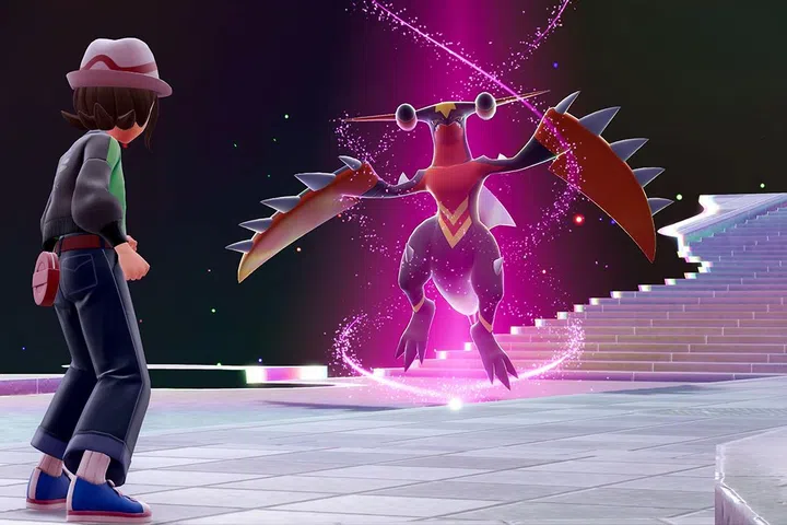 Mega Garchomp Z makes its appearance in Pokemon Legends: Z-A’s Mega Dimension DLC.
