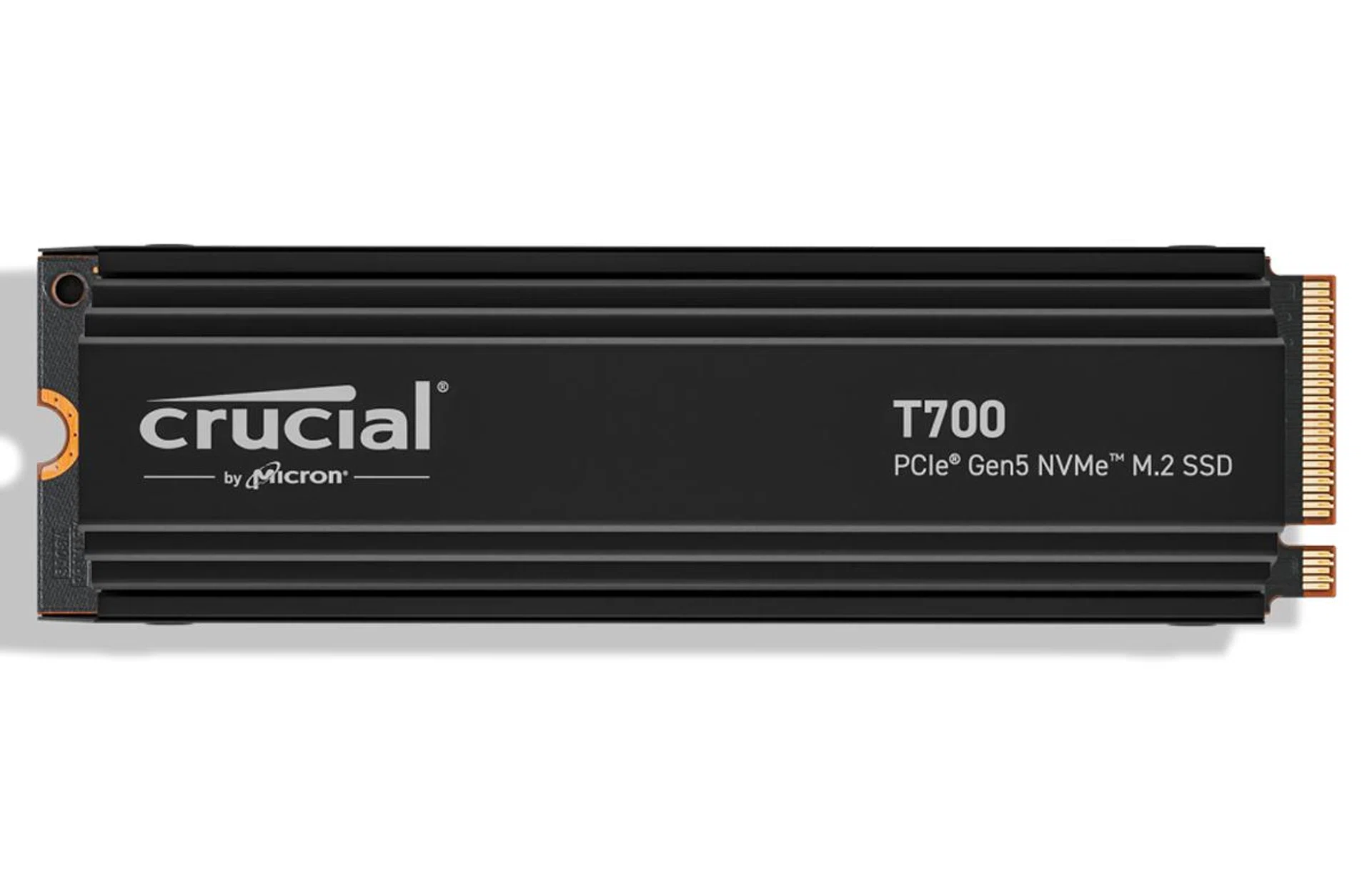 Crucial T700 PCIe Gen5 NVMe M.2 SSD.