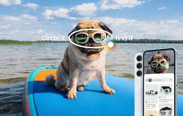 Circle to Search goes to Samsung's midrange Galaxy A series and budget-flagship Galaxy Tab S9 FE series. Image: Samsung.
