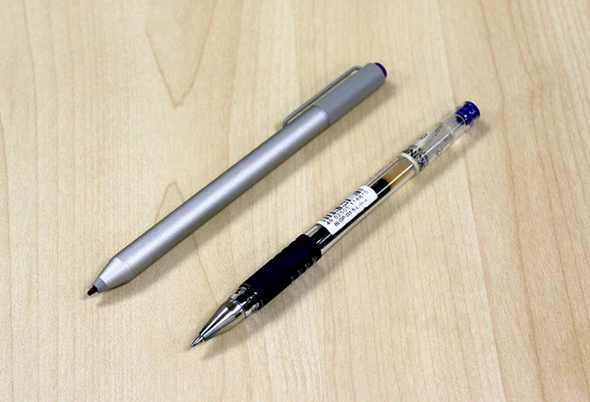 The pen is crafted out of aluminum and feels very high quality. The writing experience is good too and the palm block technology really works.
