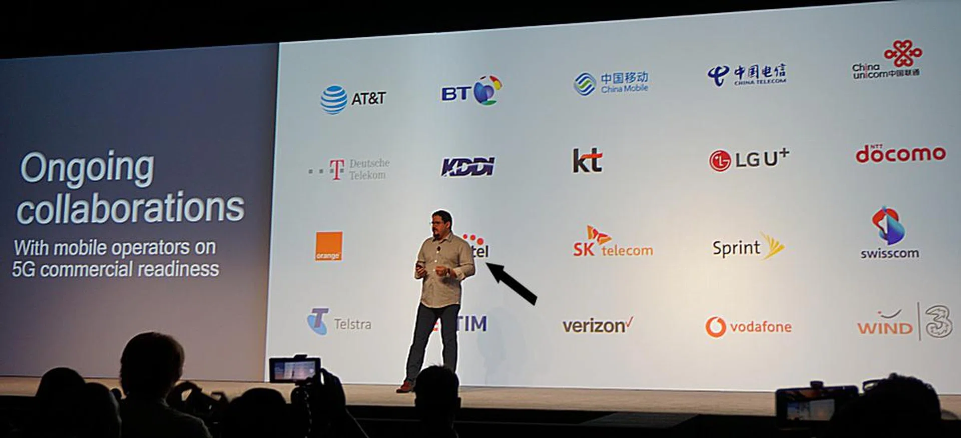 Singtel is on the list, but they are targetting Australia's 5G rollout first with Optus.