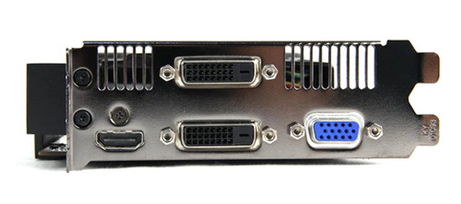 A VGA port has been added to the reference design's HDMI, DVI-D and DVI-I ports.