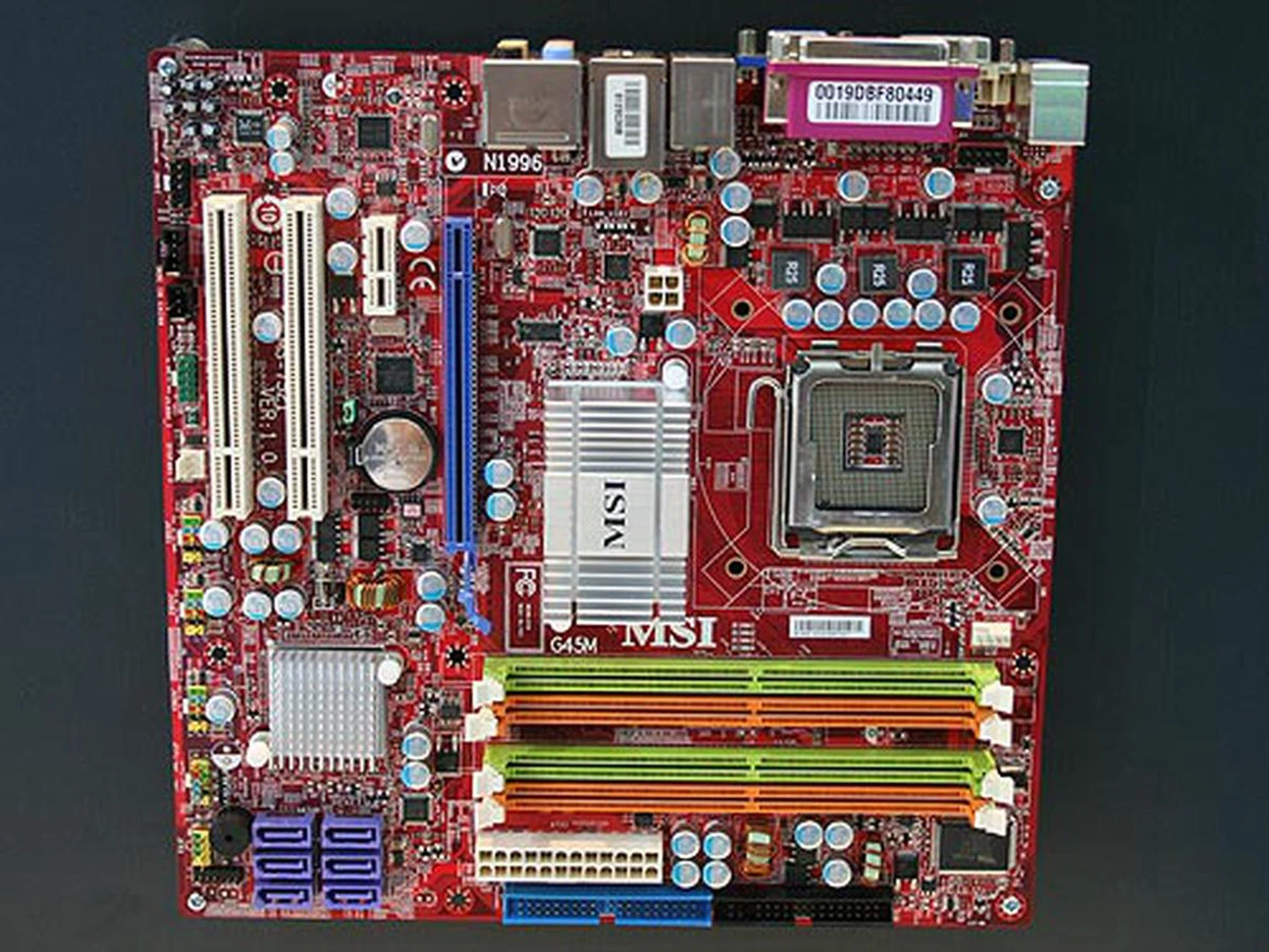  The MSI G45M is a slightly better version of the G43M2 although the board's features were mostly the same. Unlike the G43M2, the G45M comes with four DDR2 DIMM slots and is fully equipped with solid capacitors.  