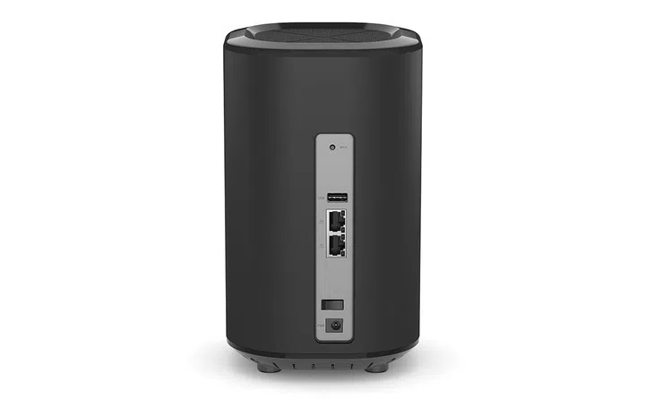 Linksys FGW3000 5G Wi-Fi 6 router (rear).