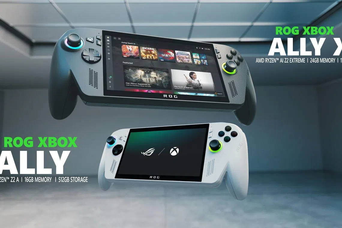 Microsoft unveils Xbox-branded ROG Ally handhelds with AMD's new