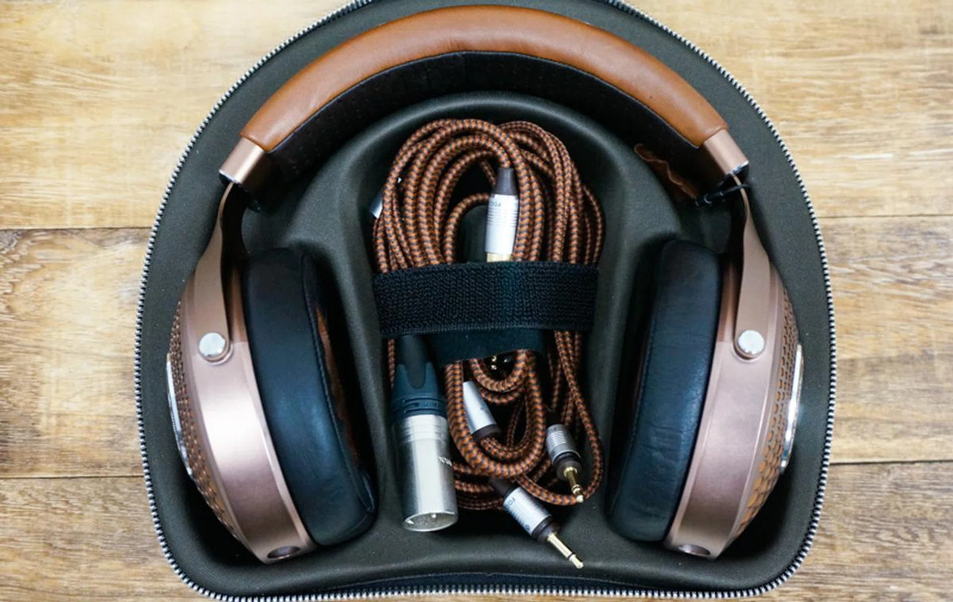 Handily, the carrying case also holds your cables.