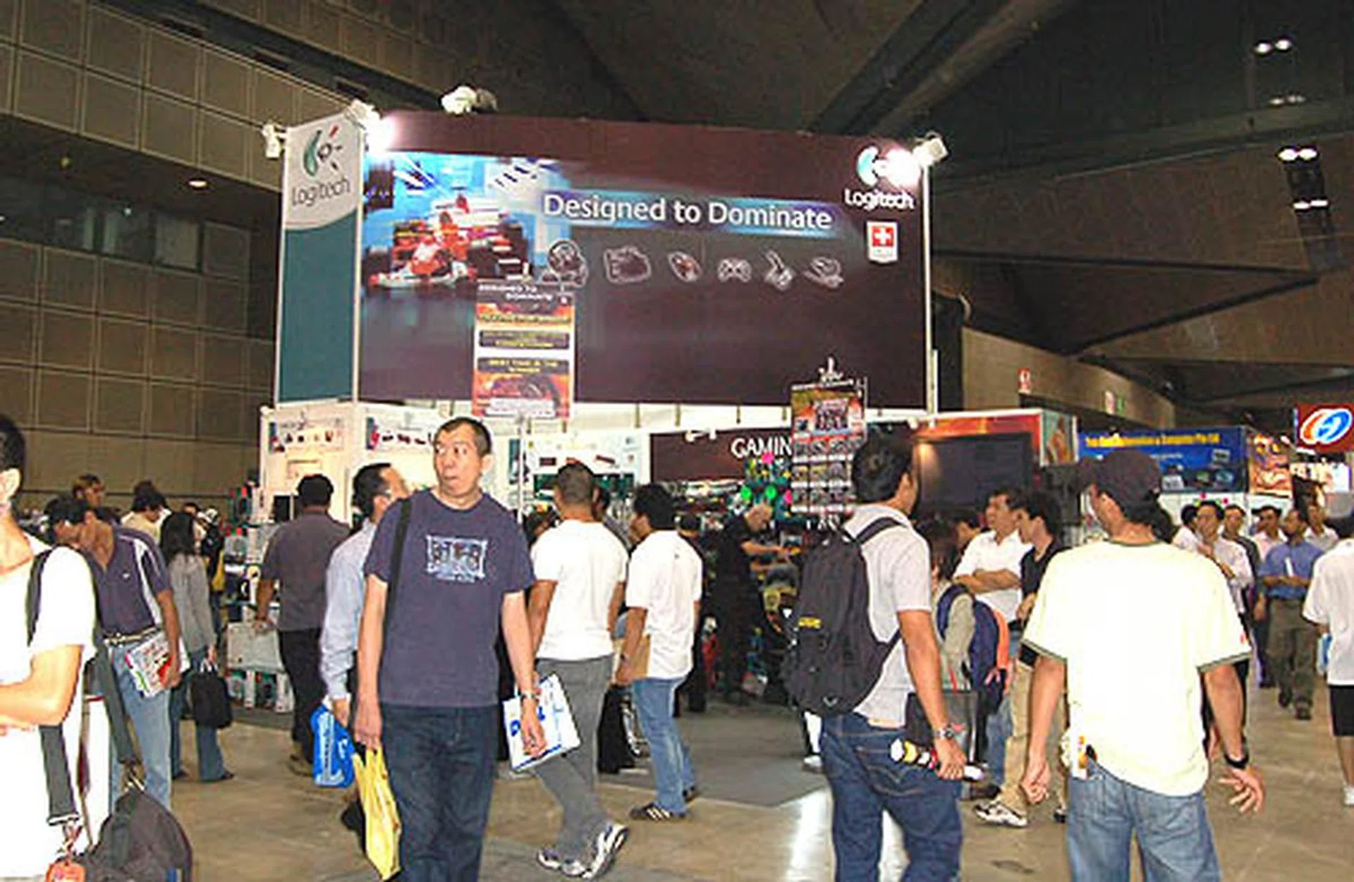  Logitech's booth (6138) was probably one of its biggest in recent memory and can be found on the sixth floor.  