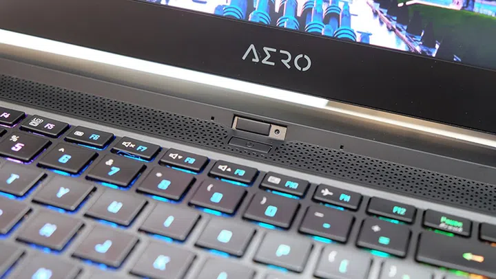 The webcam now has a built-in privacy filter.